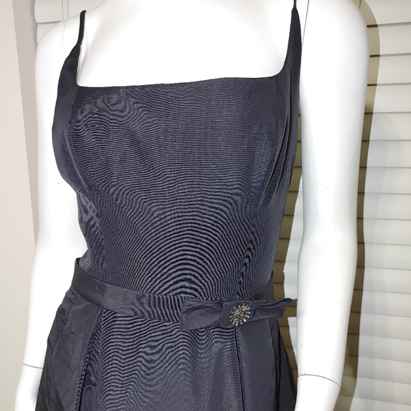 Maggy London Black Spaghetti-strap Cocktail Formal Dress - Picture 2 of 5